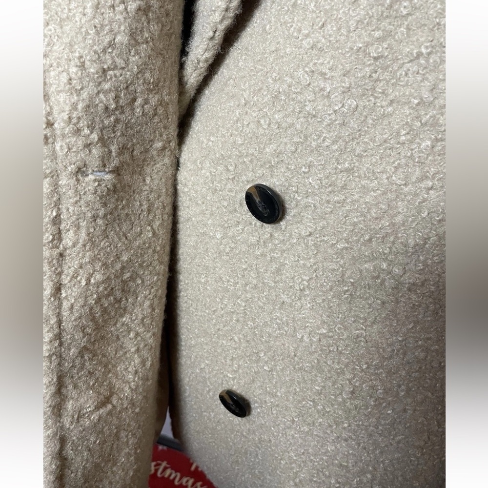 BCBGENERATION Boucle Double-Breasted Coat oatmeal XL - Picture 11 of 14